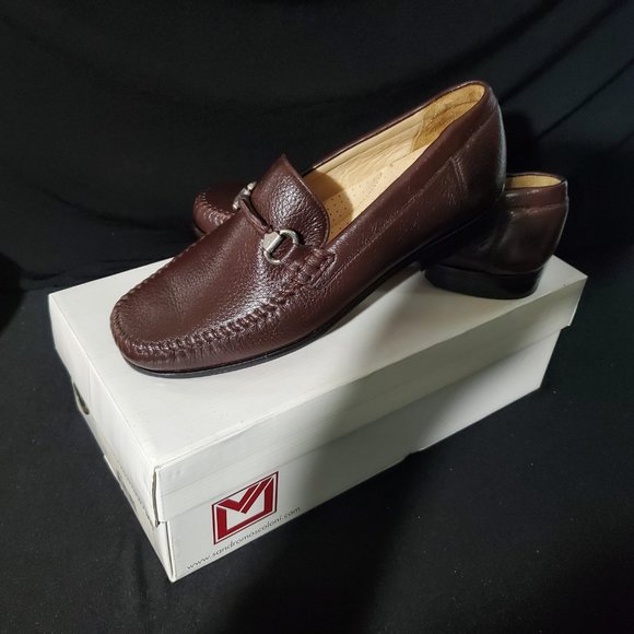 NEW Sandro Moscoloni Men\'s Brown LA Bit Slip-on Leather Shoe, Size 8 main image 12